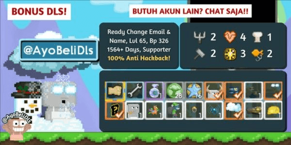 Gambar Product Akun Feye + Dungeon Horn + Mini You + Snow Aura + Goblin + Rings Murah