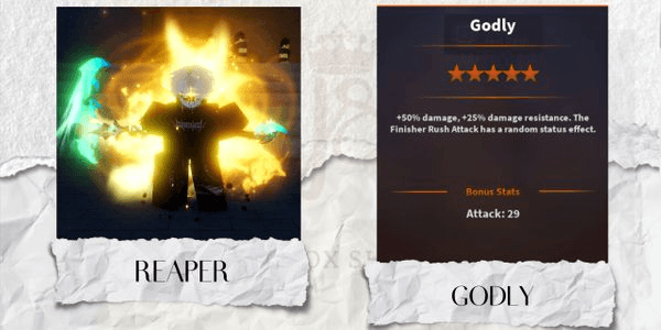 Gambar Product Godly Reaper | Mythic Trait - A Universal Time (AUT)