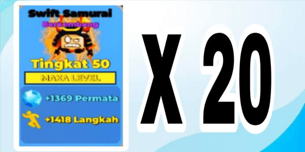 Gambar Product PAKET 20 OP PET SWIFT SAMURAI EVOLVED LEVEL 50