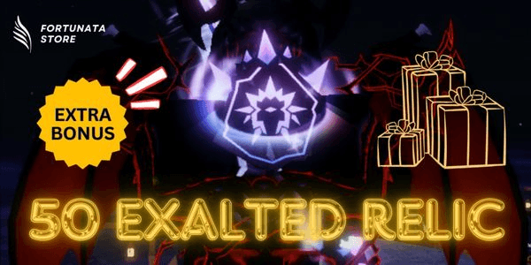 Gambar Product 50 EXALTED RELIC - FREE BONUS !!