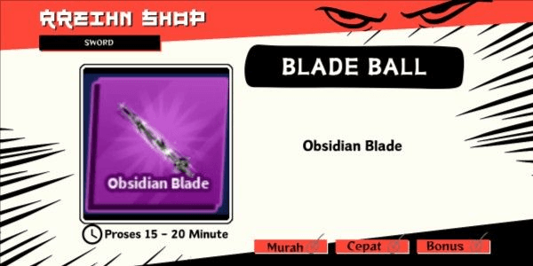 Gambar Product Obsidian Blade