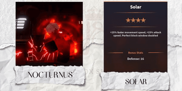 Gambar Product Solar Nocturnus | Legendary Trait - A Universal Time (AUT)