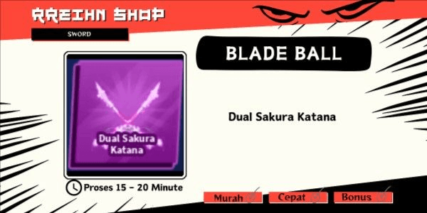 Gambar Product Dual Cherry Blossom Katana
