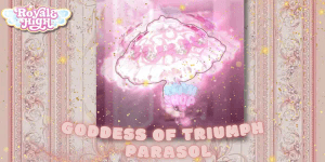 Goddess of Triumph Ribbon Parasol