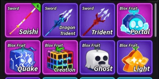 Gambar Product Blox Fruit Max Level Account (Quace, Portal, Creation)