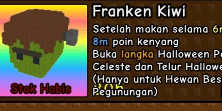 Franken Kiwi (Rare Halloween Mutation) + Bonus