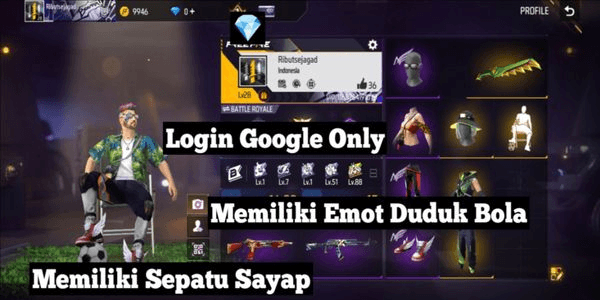 Gambar Product Newbie Level 20 Safe & Trusted 100% Free Fire Account