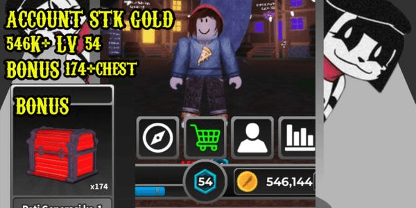 Gambar Product ACCOUNT STK GOLD 546K+ LV 54 BONUS 174+chest