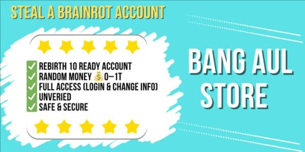 Gambar Product Akun [Rebirth 10] | Steal A Brainrot | Full Access