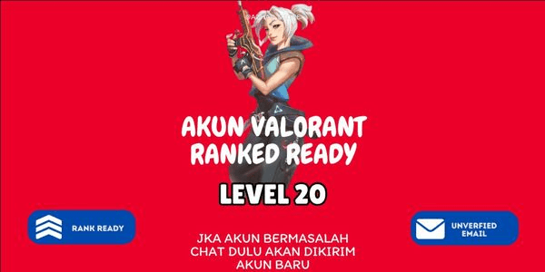 Gambar Product Akun Starter Valorant Unranked Lvl 20