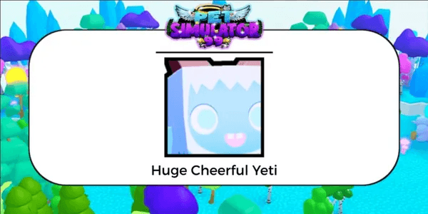 Huge Cheerful Yeti