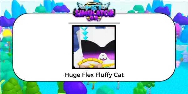 Huge Flex Fluffy Cat