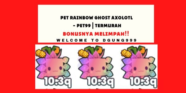 Gambar Product Rainbow Ghost Axolotl