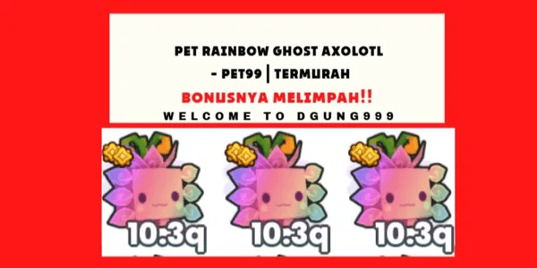 Rainbow Ghost Axolotl