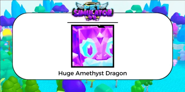 Huge Amethyst Dragon