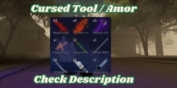 Gambar Product Cursed Tool / Armor U Can Choose Check Description | Jujutsu Infinite