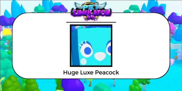 Huge Luxe Peacock