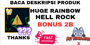 HUGE RAINBOW HELL ROCK - TRANSFERRED