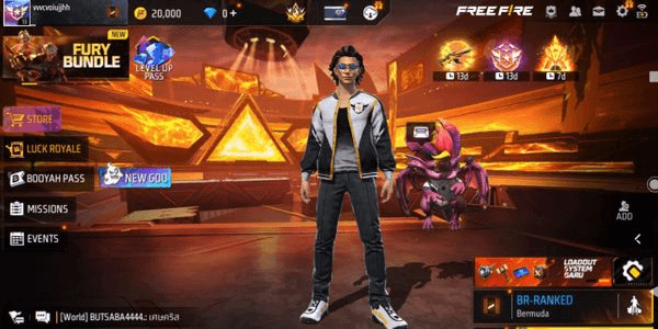 Gambar Product FF ACCOUNT LEVEL 13