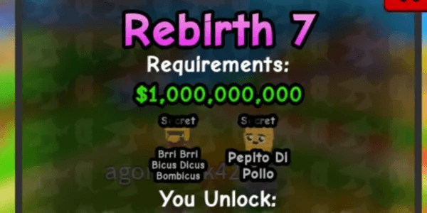 Rebirth Package 7 | Plants Vs Brainrots (Check Description)