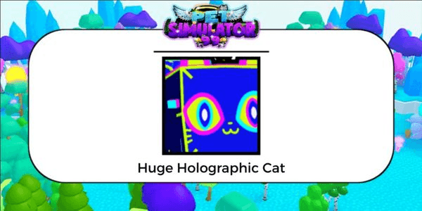 Gambar Product Huge Holographic Cat