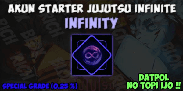Gambar Product Akun Starter Infinity | Jujutsu Infinite