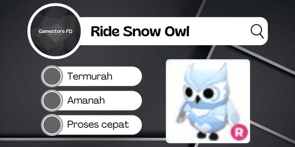 Gambar Product Snow Owl R Ride - Adopt Me Pet (Gamestore FD)