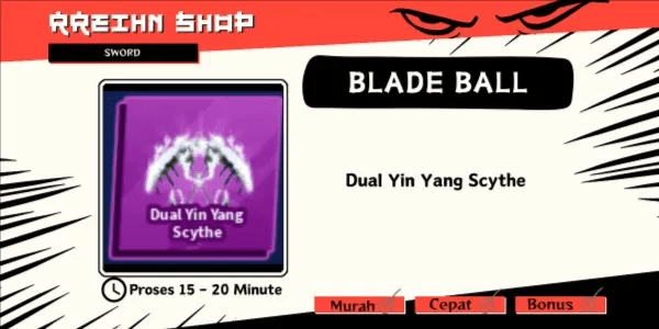 Dual Yin Yang Scythe