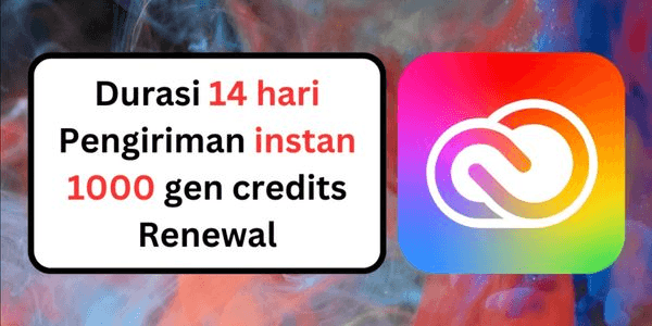 Gambar Product Adobe CC All Apps + 100GB (14 Hari)