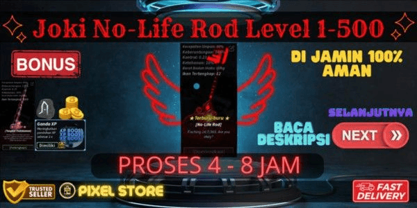 Gambar Product Jasa Joki No-Life Rod (Level 500)