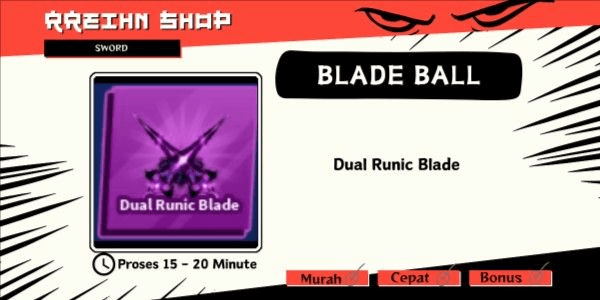 Gambar Product Dual Runic Blade