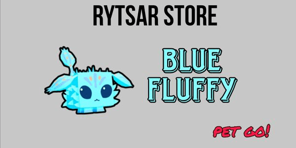 Gambar Product "Bleu Fluffy" to  is "Blue Fluffy."