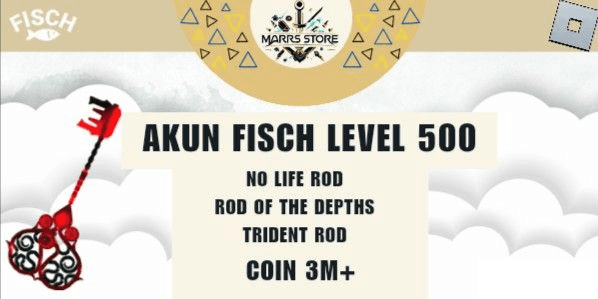 Gambar Product Akun Fisch Level 500 | No Life Rod | Datpol Notopi