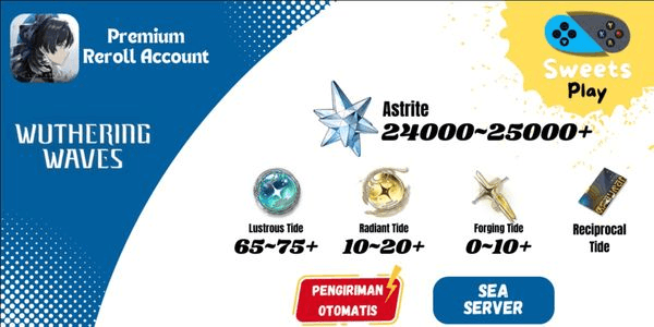 Gambar Product [SEA] Wuthering Waves Premium Reroll Account