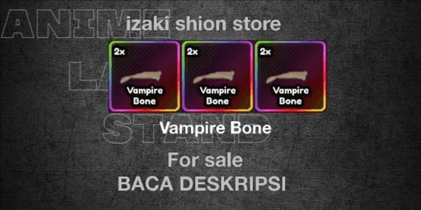 Gambar Product Vampire Bone -Anime last stand