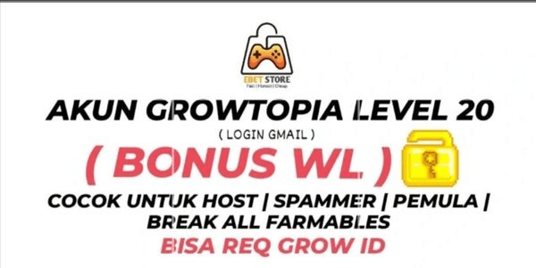 Gambar Product GROWTOPIA LEVEL 20 ACCOUNT