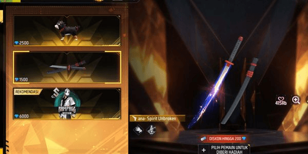 Gambar Product Gift KATANA - SPIRIT UNBROKEN