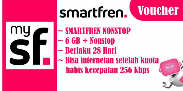 Gambar Product DATA KUOTA NONSTOP 6 GB (28 Hari)