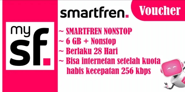 DATA KUOTA NONSTOP 6 GB (28 Hari)