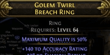 Gambar Product Golem Twirl Breach Ring