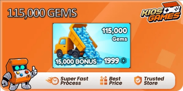 115,000 Gems