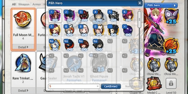 Gambar Product Akun Lost Saga Orign Valofe Herper Ramai