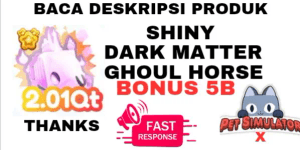 2.01QT++ SHINY DARK MATTER GHOUL HORSE