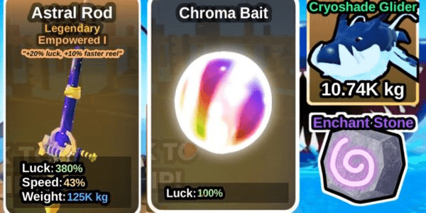Gambar Product Akun Fish It Starter Astral Rod