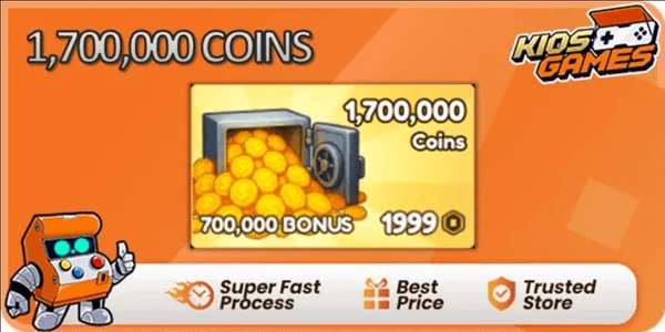 1,700,000 Coins