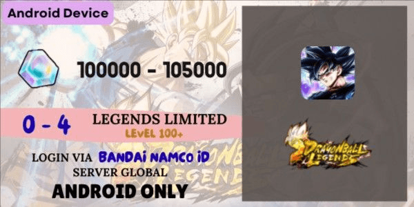 Gambar Product Akun Dragon Ball Legends Global [Android] - 11