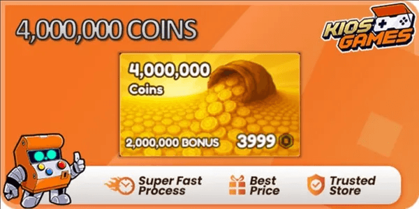 4,000,000 Coins