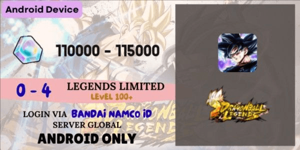 Gambar Product Akun Dragon Ball Legends Global [Android] - 13