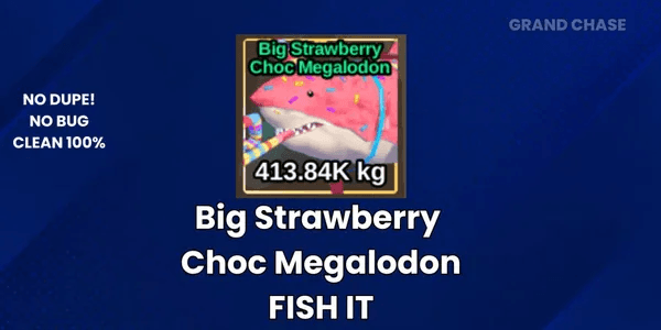 Big Strawberry Choc Megalodon