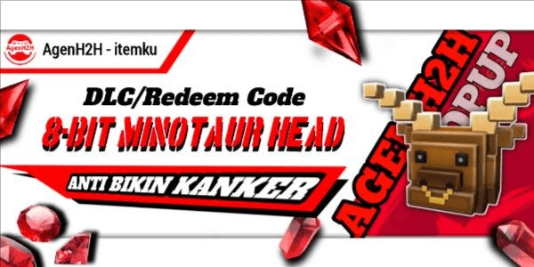 Gambar Product 8-Bit Minotaur Head